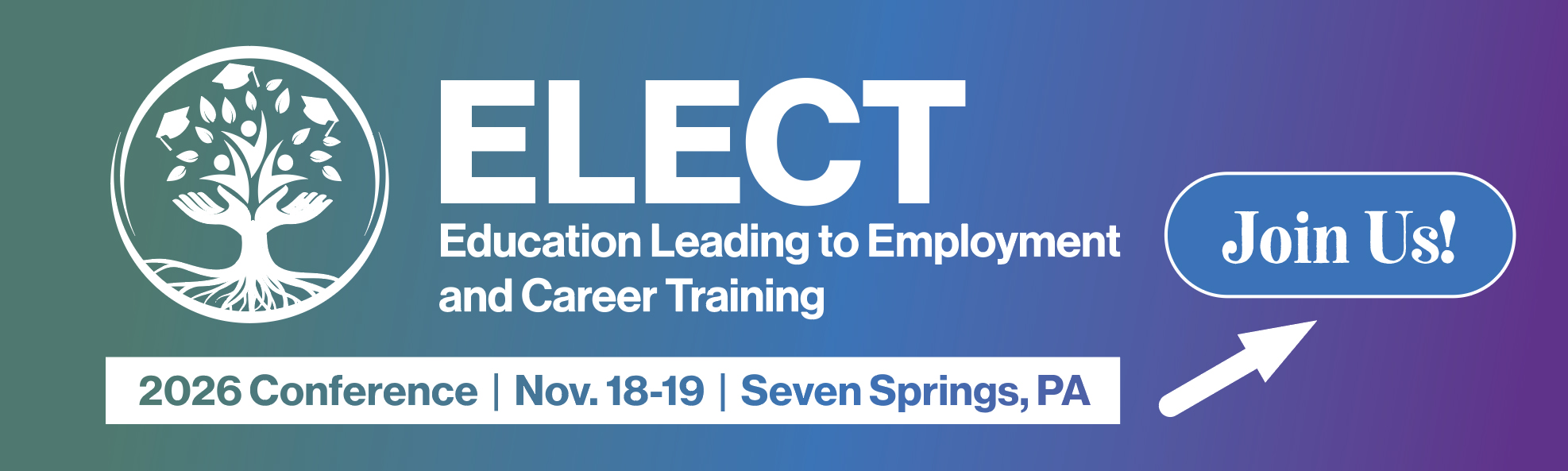 Join us for the 2026 ELECT Conference November 18 and 19 in Seven Springs, Pennsylvania